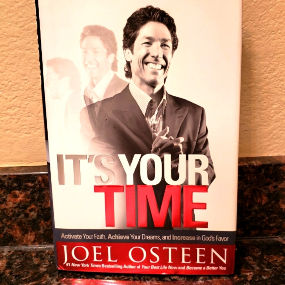 It's your time hardcover book by Joel Osteen.  305pgs.